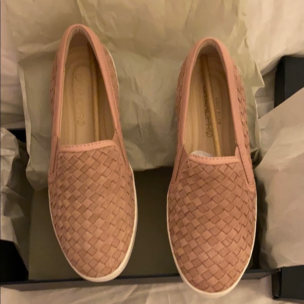 BNIB Cole Haan Grandpro Rose Suede Sneakers sz 8